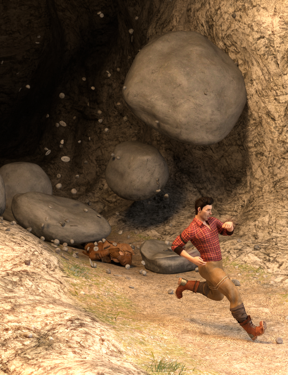 SY dForce Rocks And Boulders by: Sickleyield, 3D Models by Daz 3D
