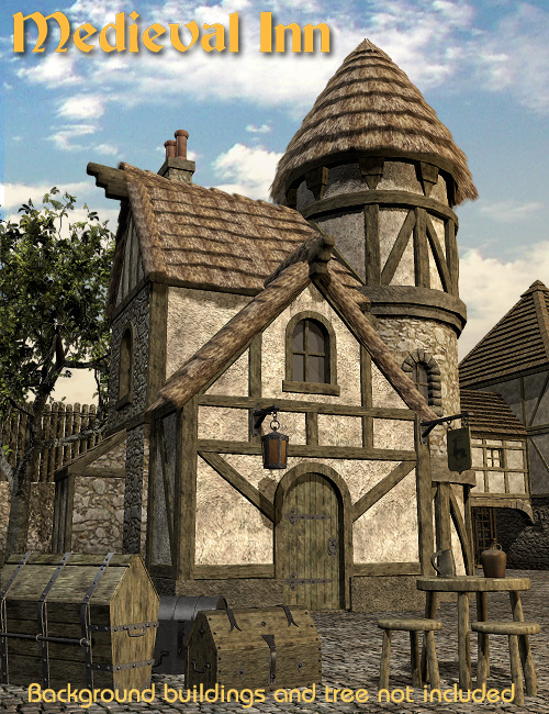 Medieval Inn by: Faveral, 3D Models by Daz 3D