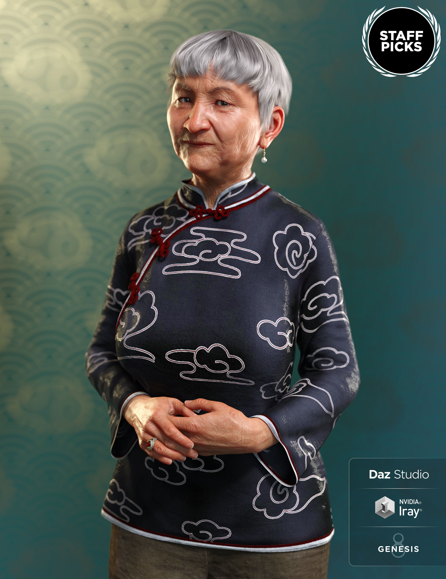 Mrs Chow 8 by: , 3D Models by Daz 3D