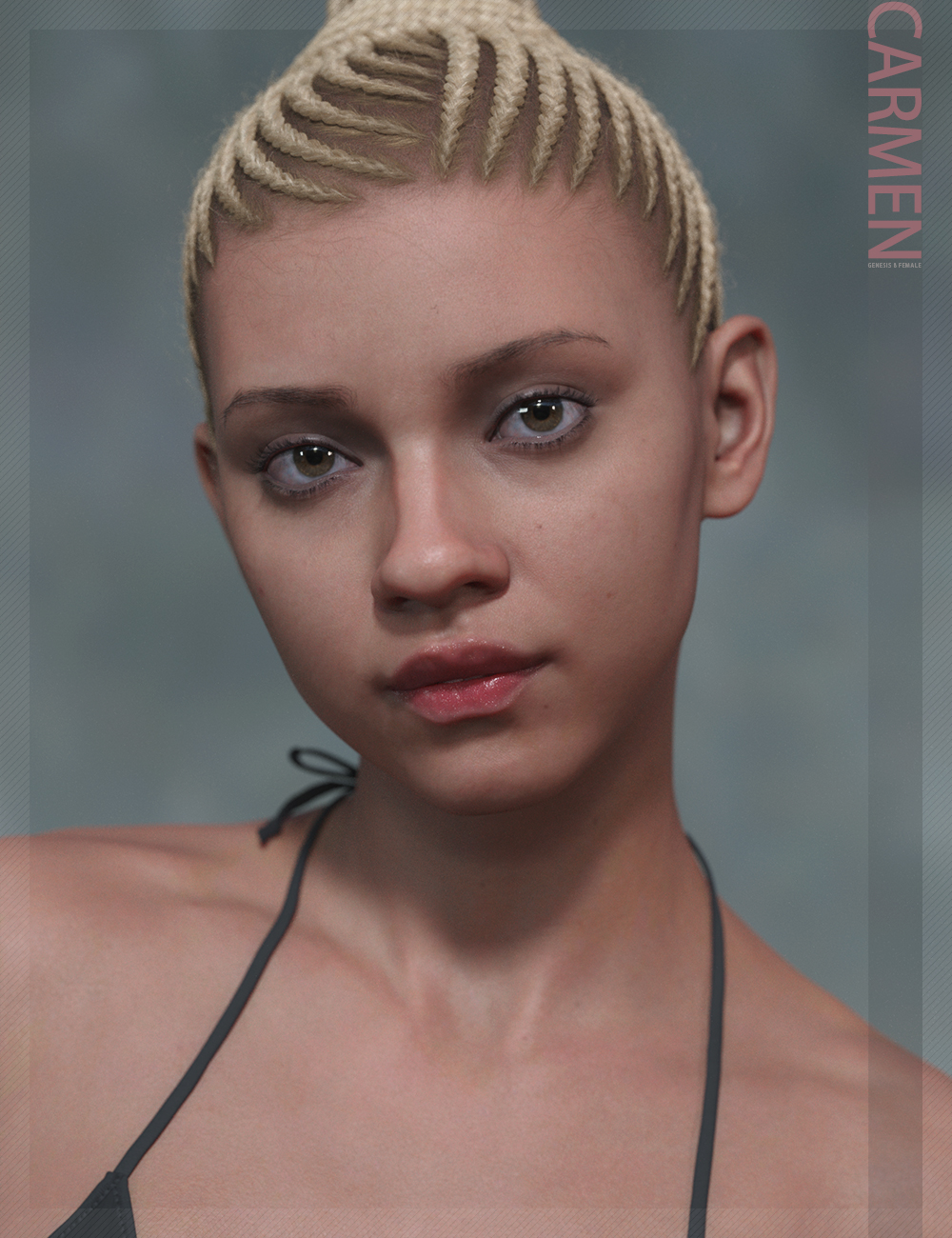 daz studio genesis 2 shaved head