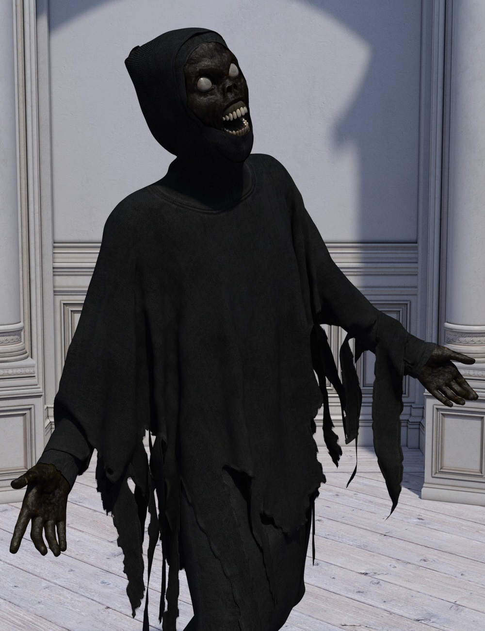 dForce Wraith for Genesis 8 Male by: Oskarsson, 3D Models by Daz 3D