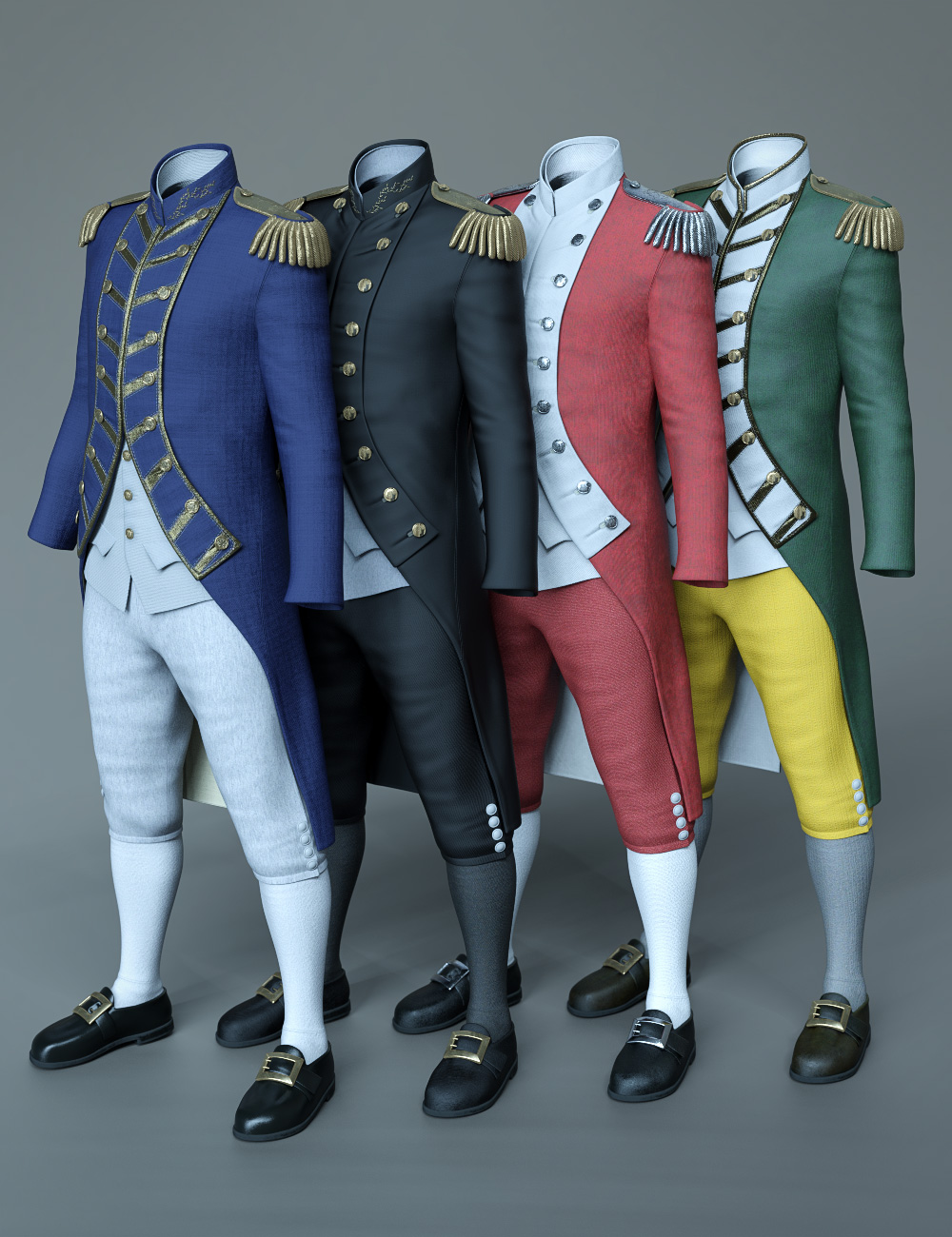 dForce Naval Uniform Textures by: Moonscape Graphics, 3D Models by Daz 3D