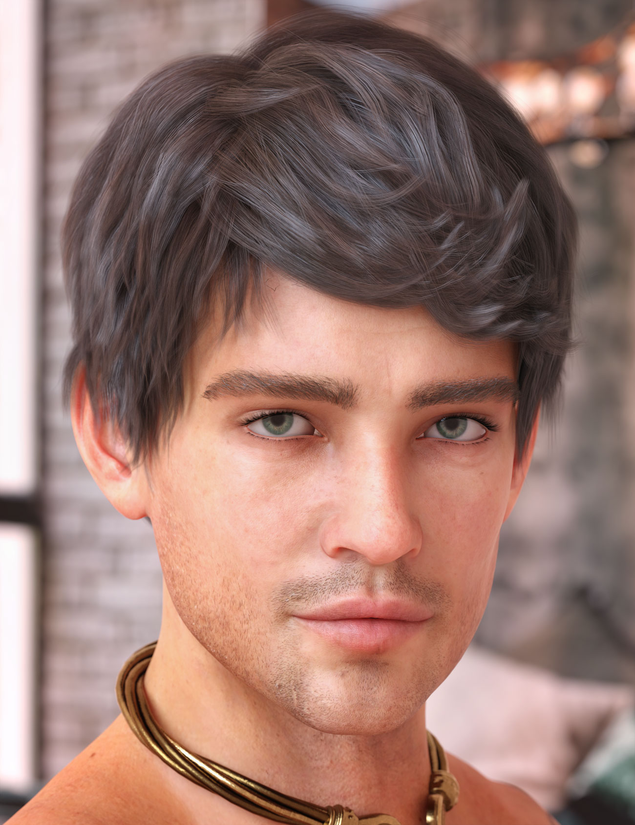Ajay Hair for Genesis 8 and 8.1 by: AprilYSH, 3D Models by Daz 3D