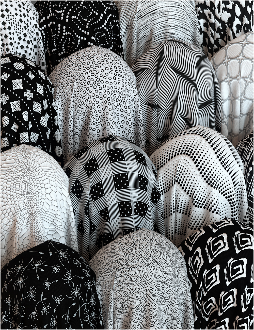 Monochrome Iray Shaders 02 - Merchant Resource by: OziChickhotlilme74, 3D Models by Daz 3D