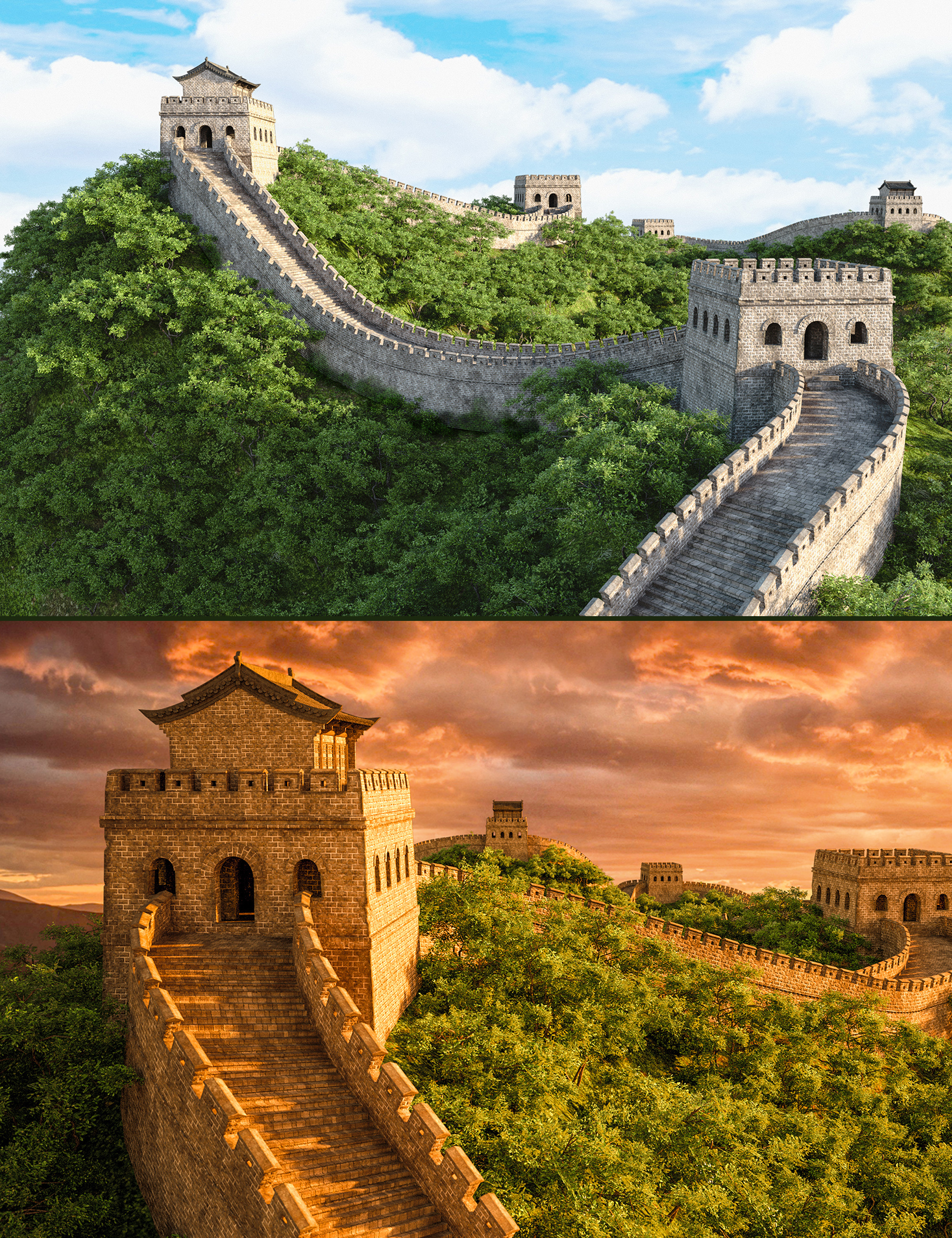The Great Wall by: Polish, 3D Models by Daz 3D