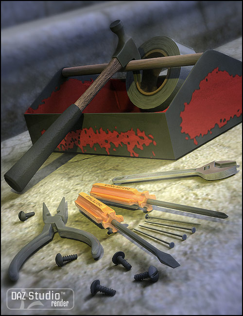 Tools and Toolbox by: Valandar, 3D Models by Daz 3D