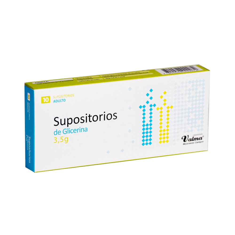 Supositorio Glicerina Adulto 3 g x 10 supositorios