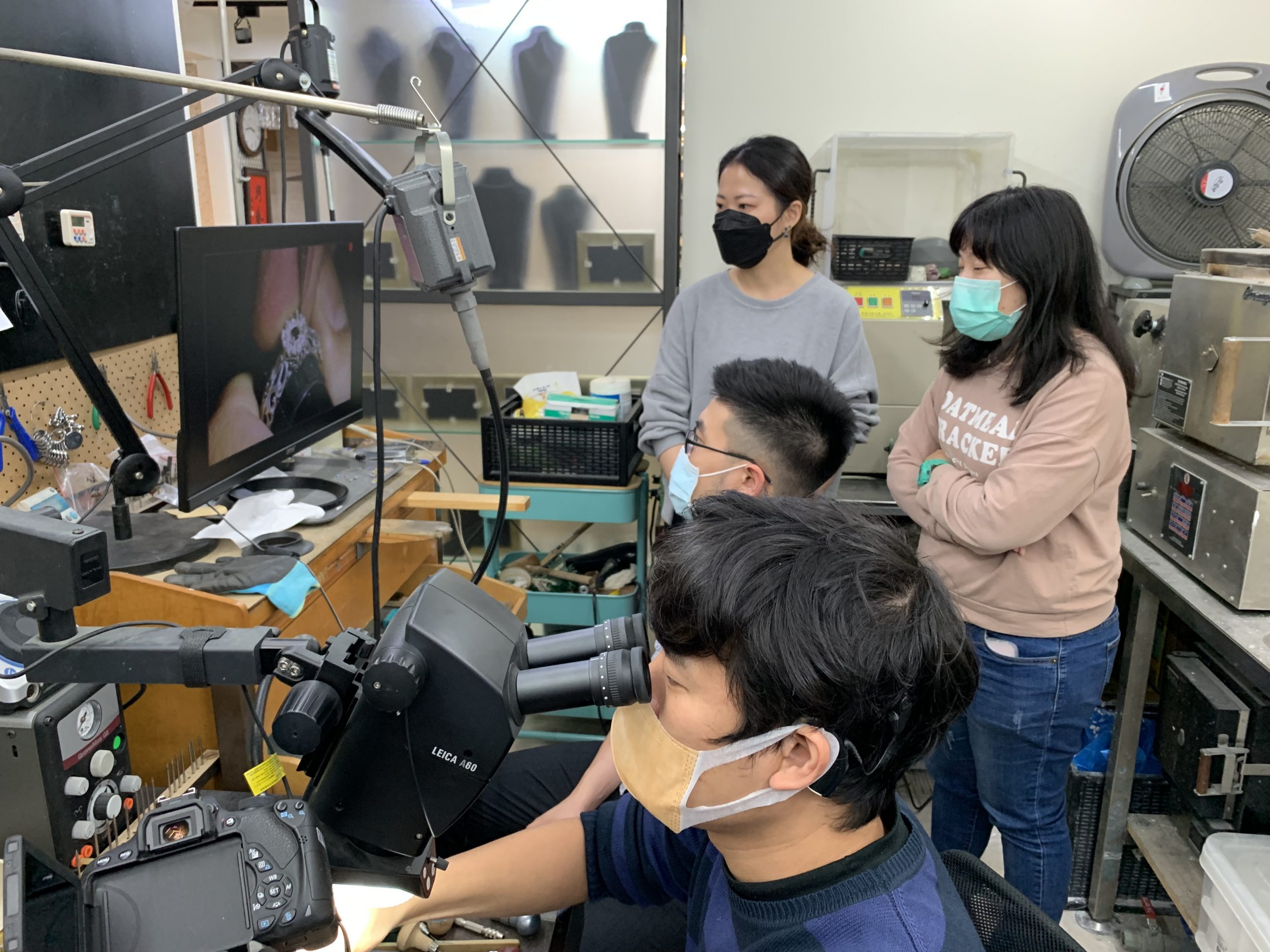 3D珠寶實體課程 課程寶石鑲嵌示範