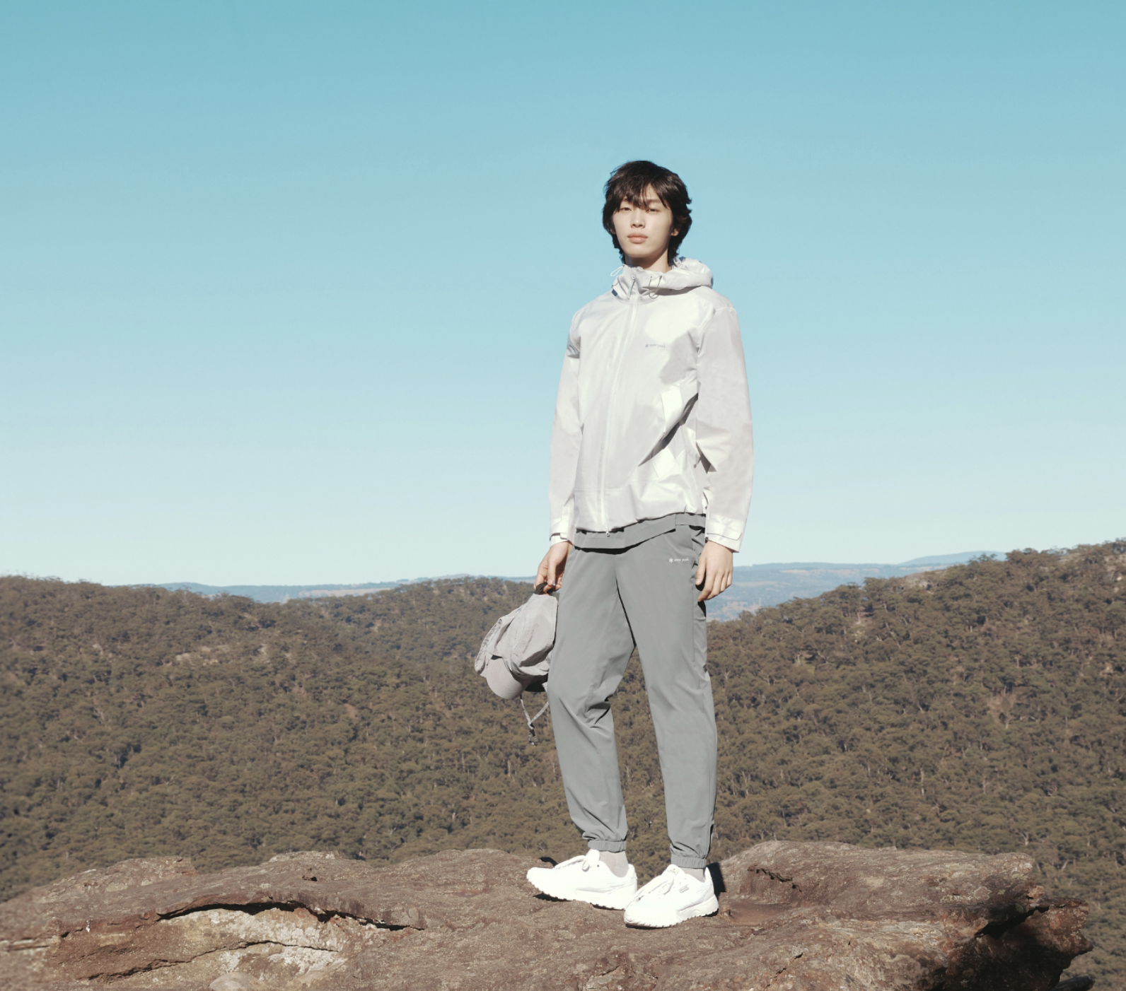 Snow Peak 26SS 남성 — 화이트 재킷 산정상