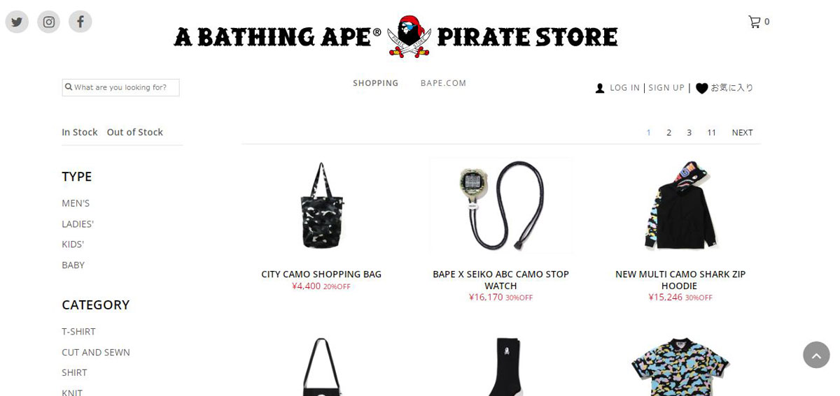 A BATHING APE