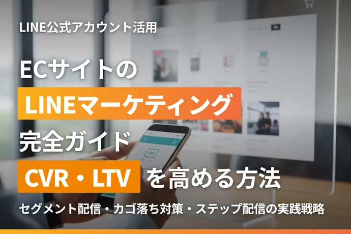 ECサイトのLINEマーケティング完全ガイド｜LINE公式アカウントでCVRとLTVを高める方法