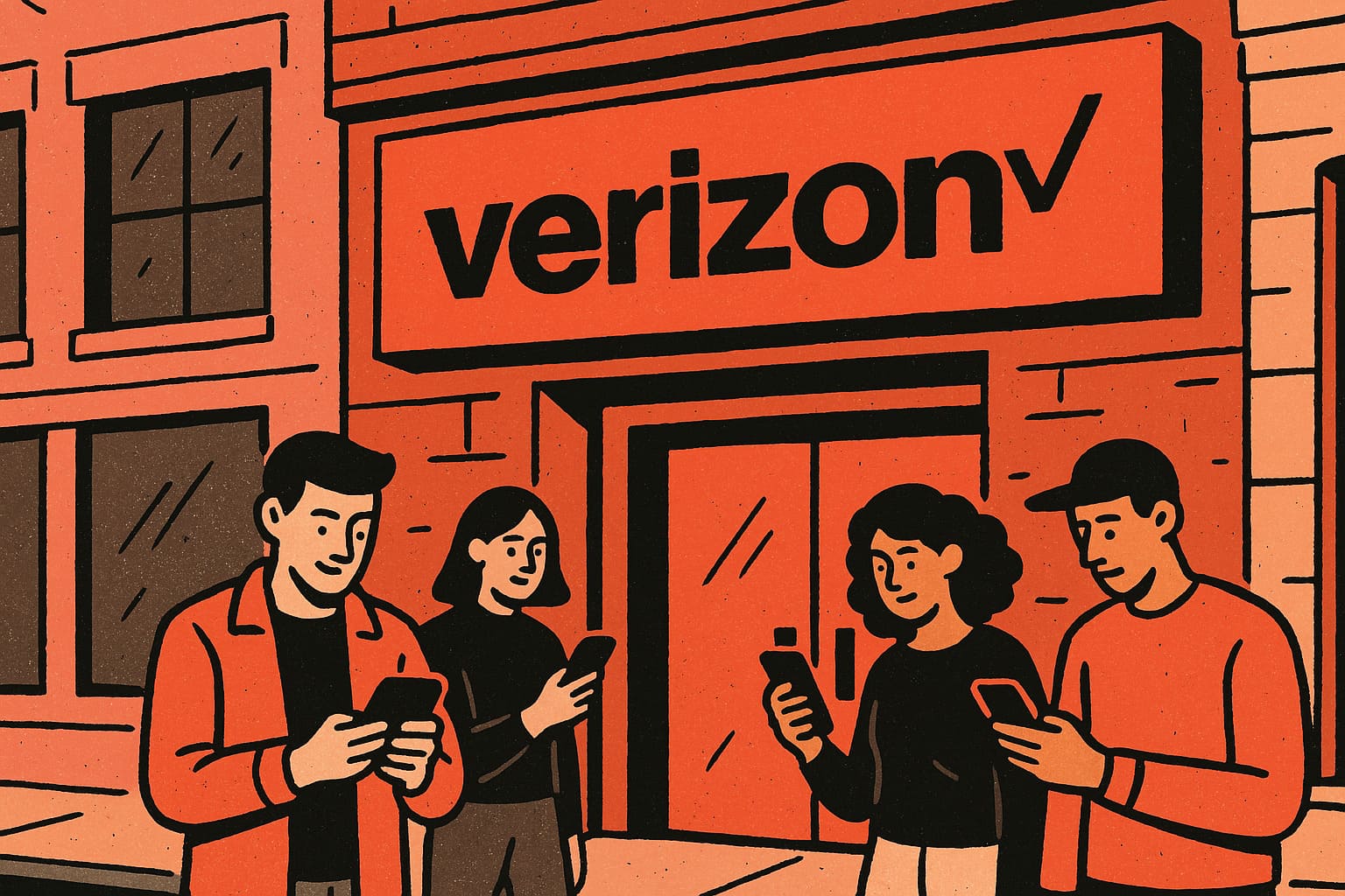 버라이즌의 광범위한 서비스 중단, 미국 주요 도시에 영향