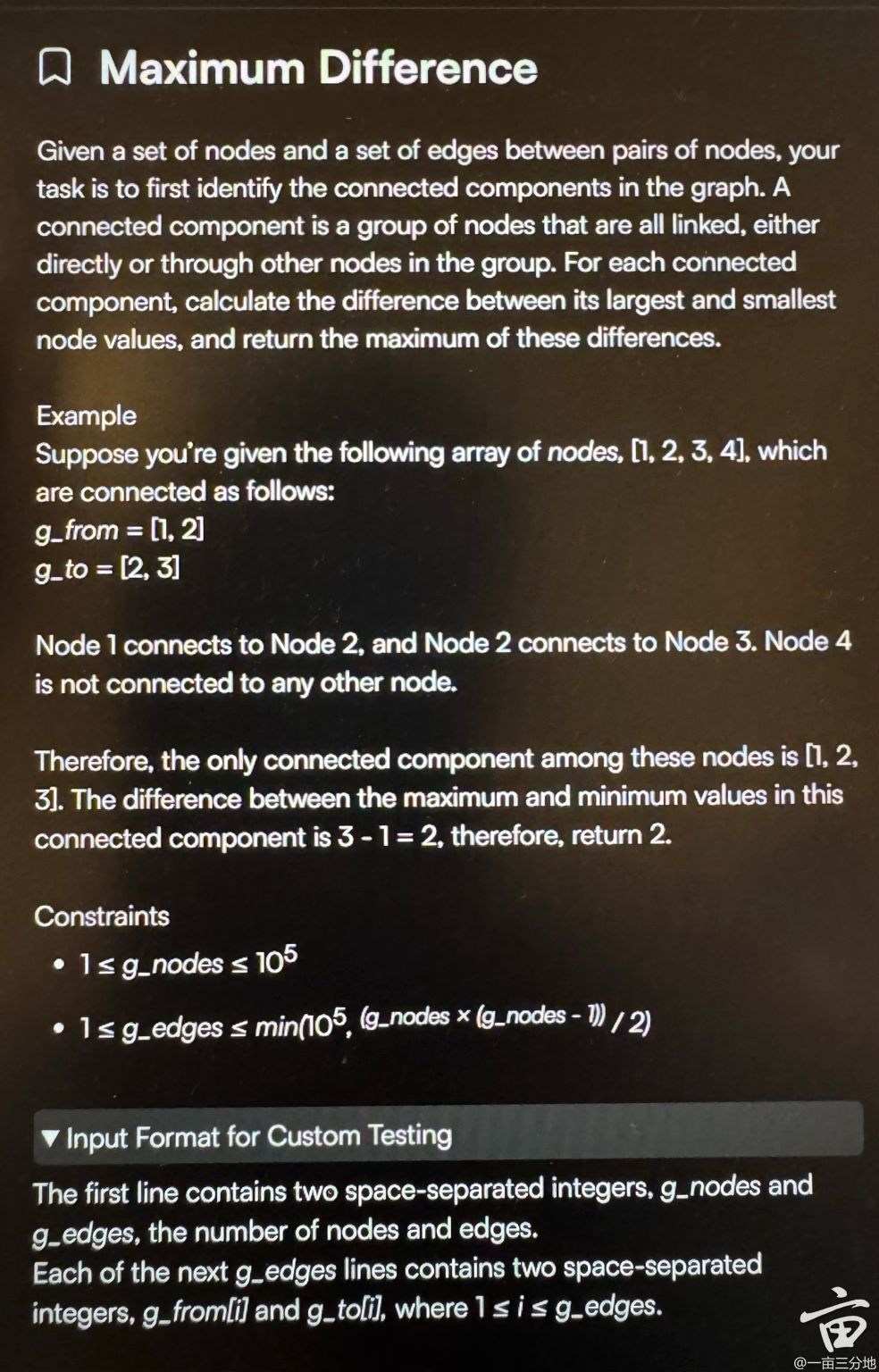 Problem source 1