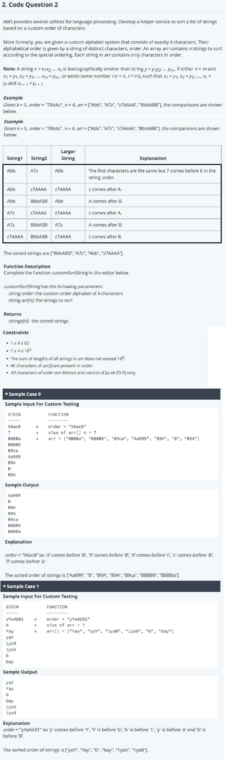 Problem source 1