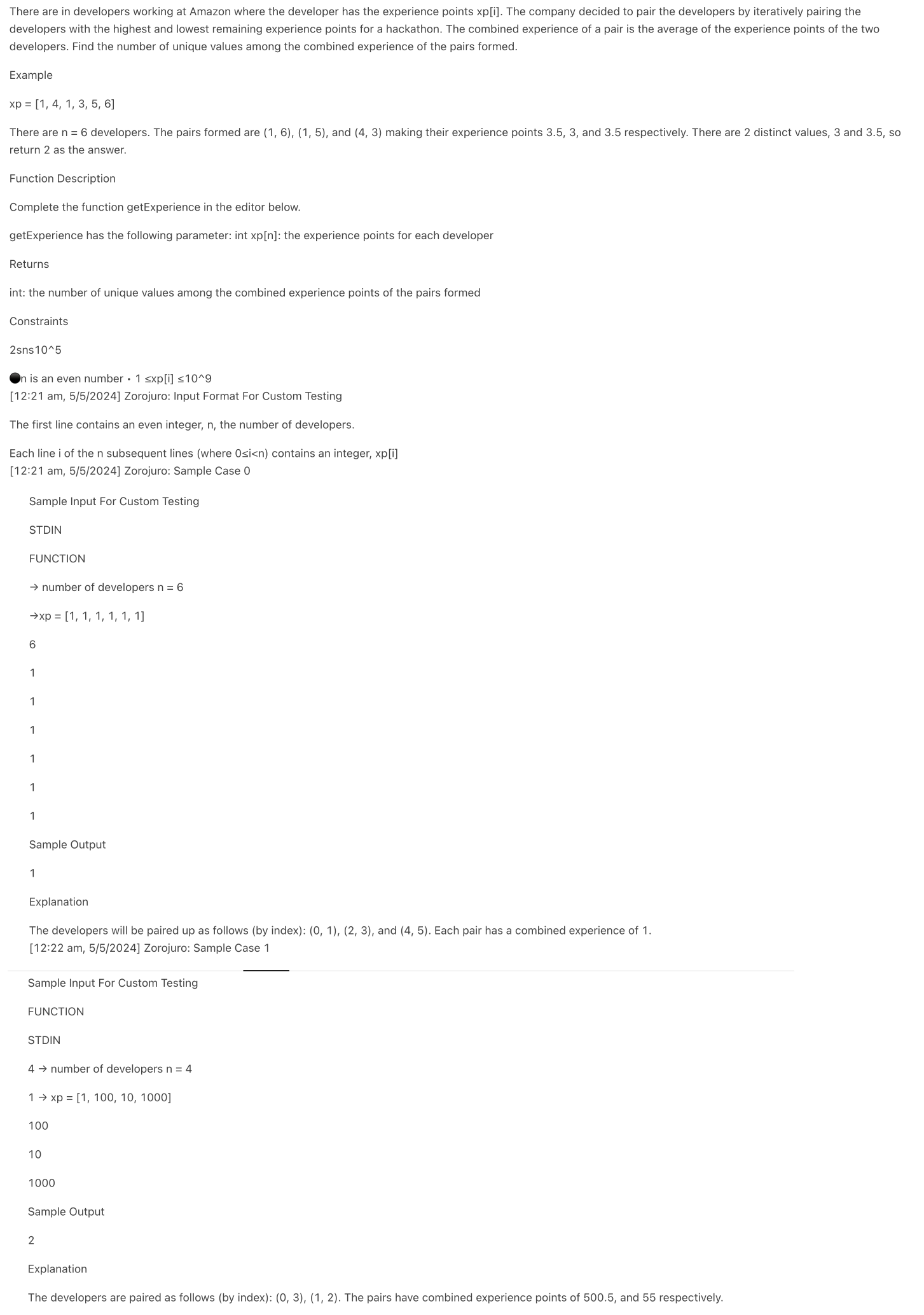 Problem source 1