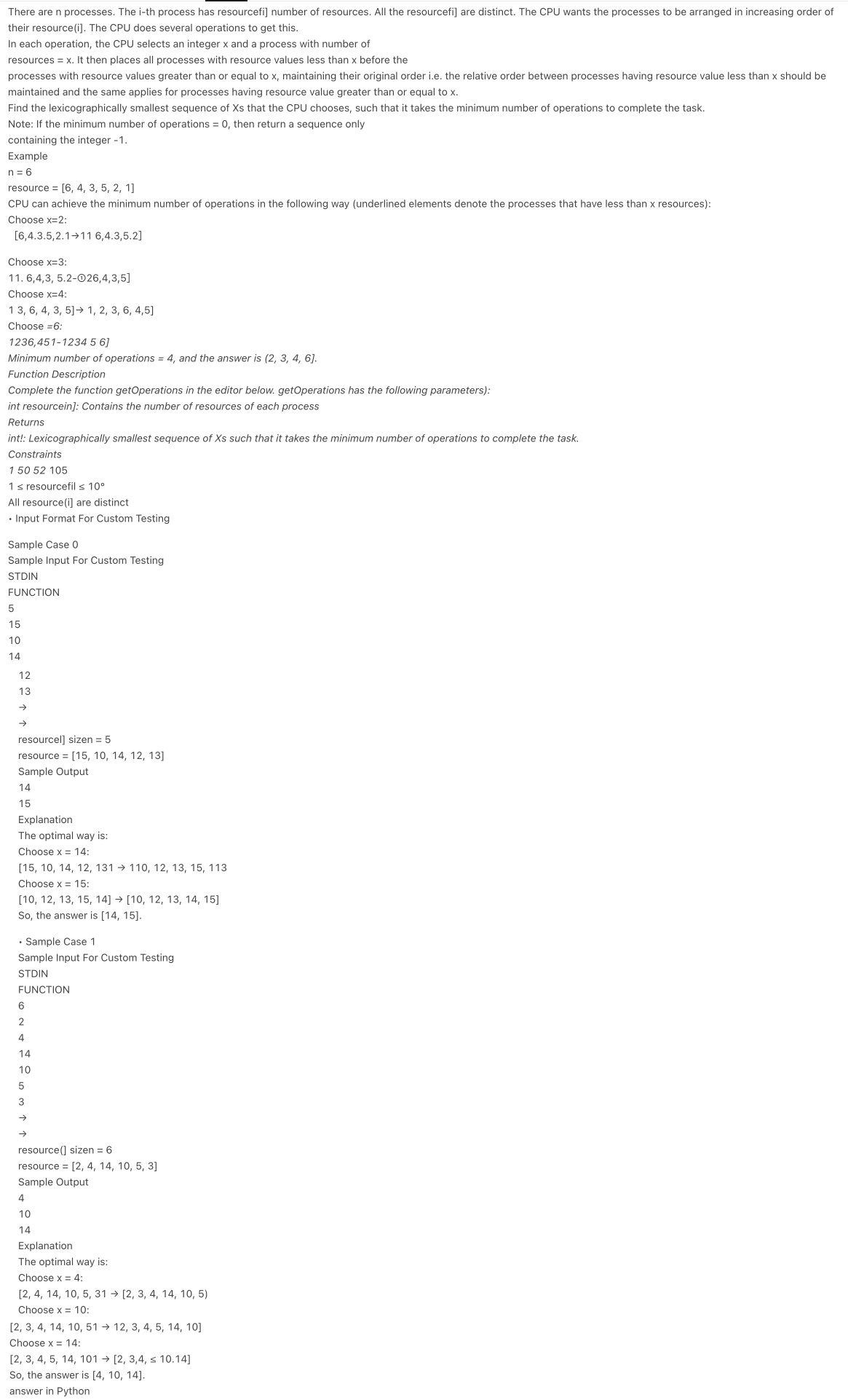 Problem source 1