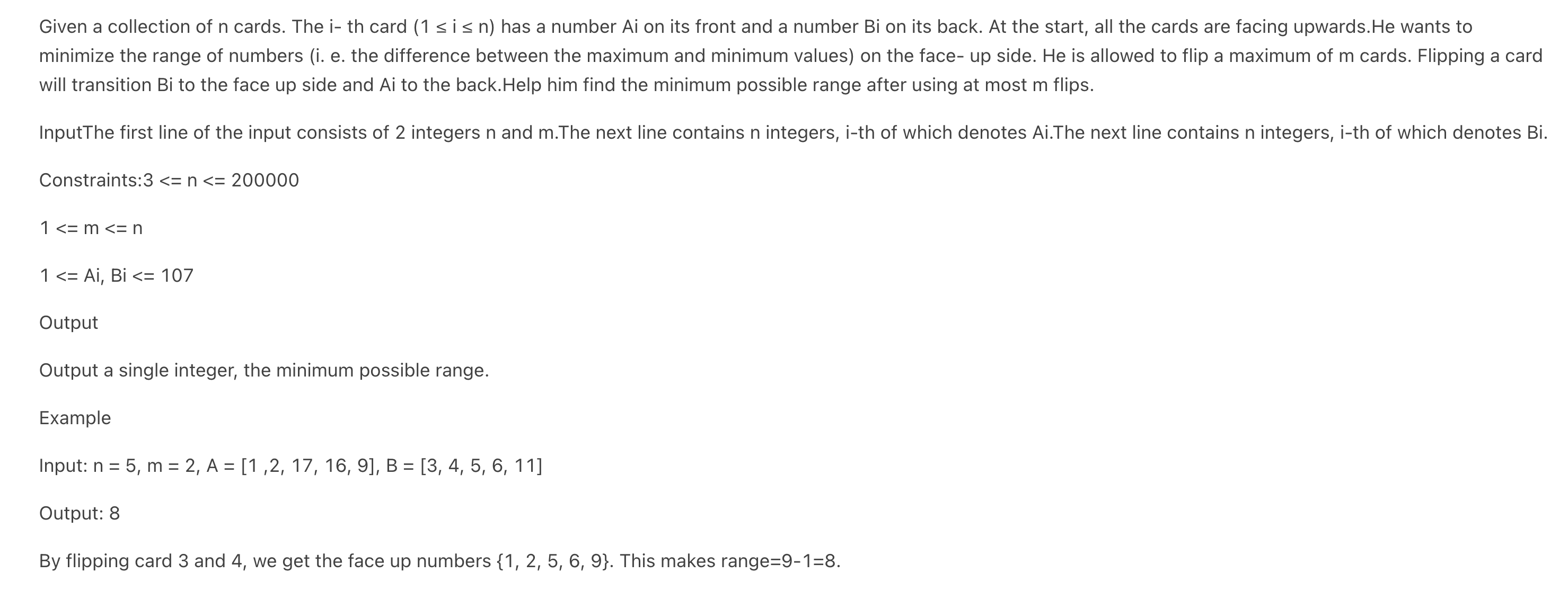 Problem source 1