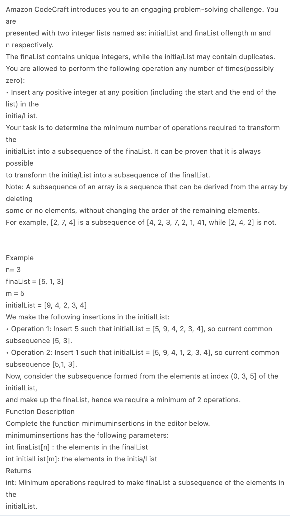 Problem source 1