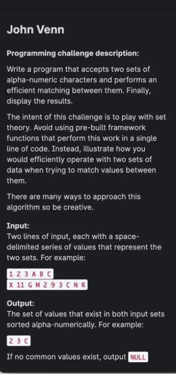 Problem source 1
