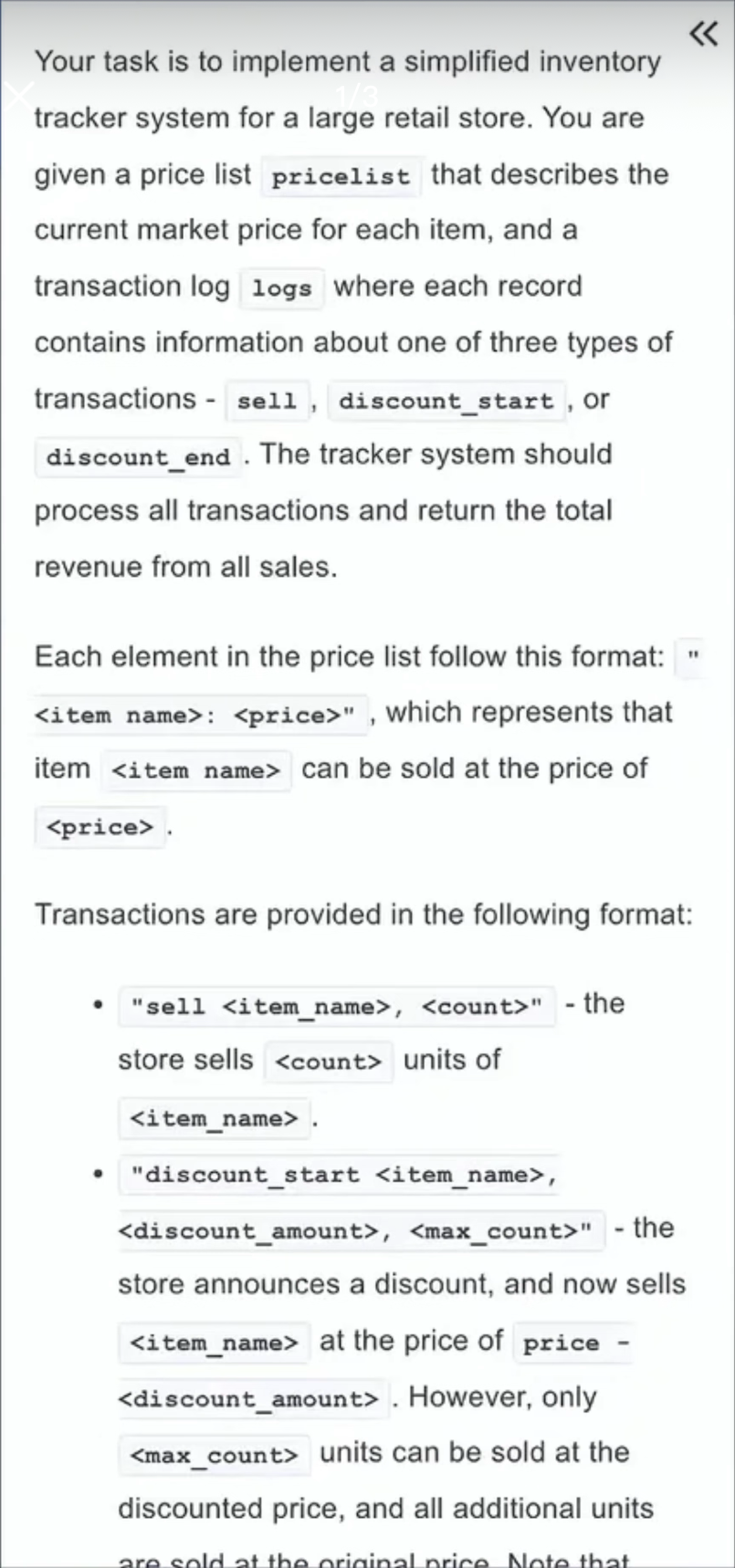 Problem source 1