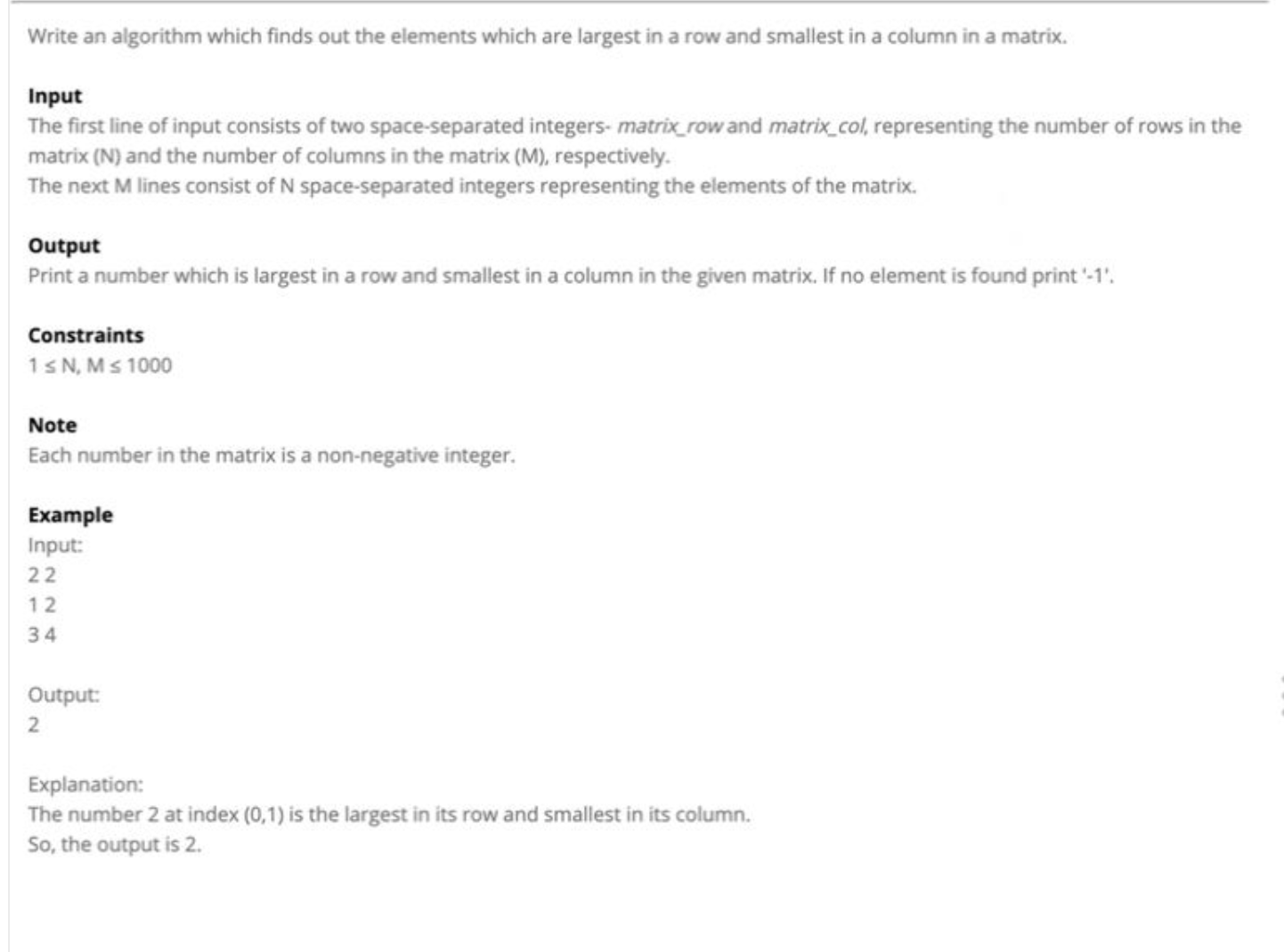 Problem source 1
