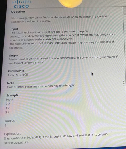 Problem source 1
