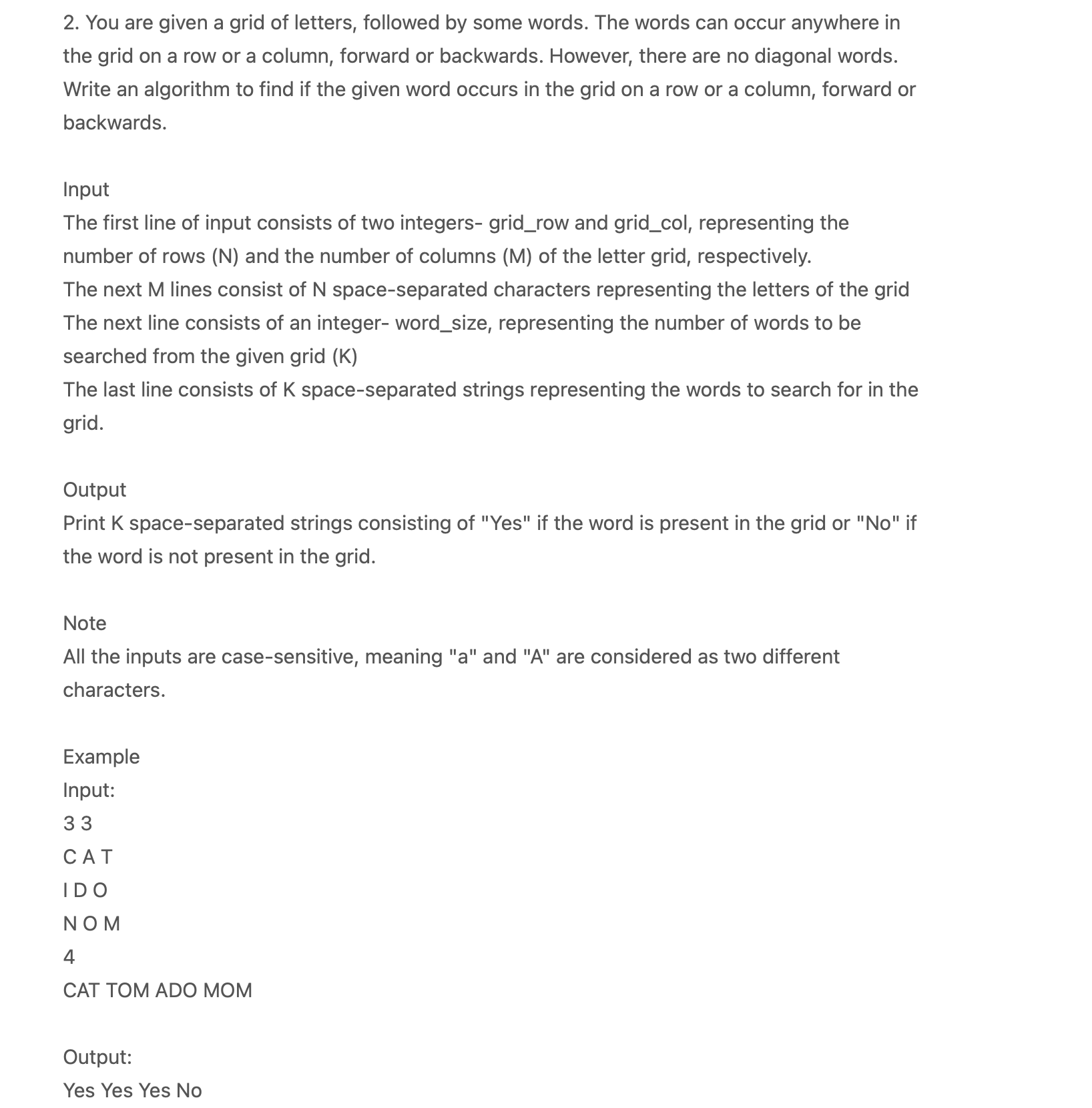 Problem source 1