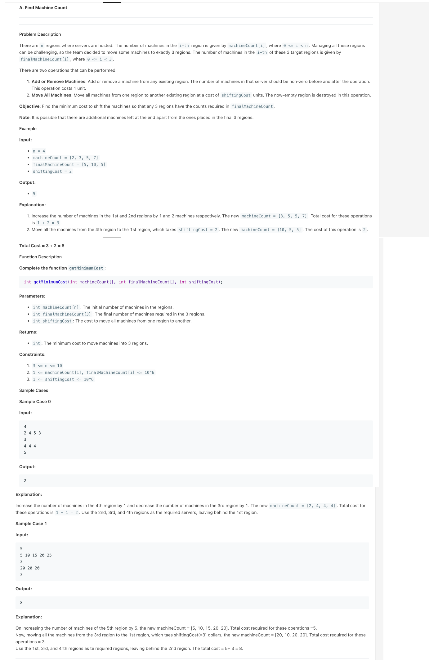 Problem source 1
