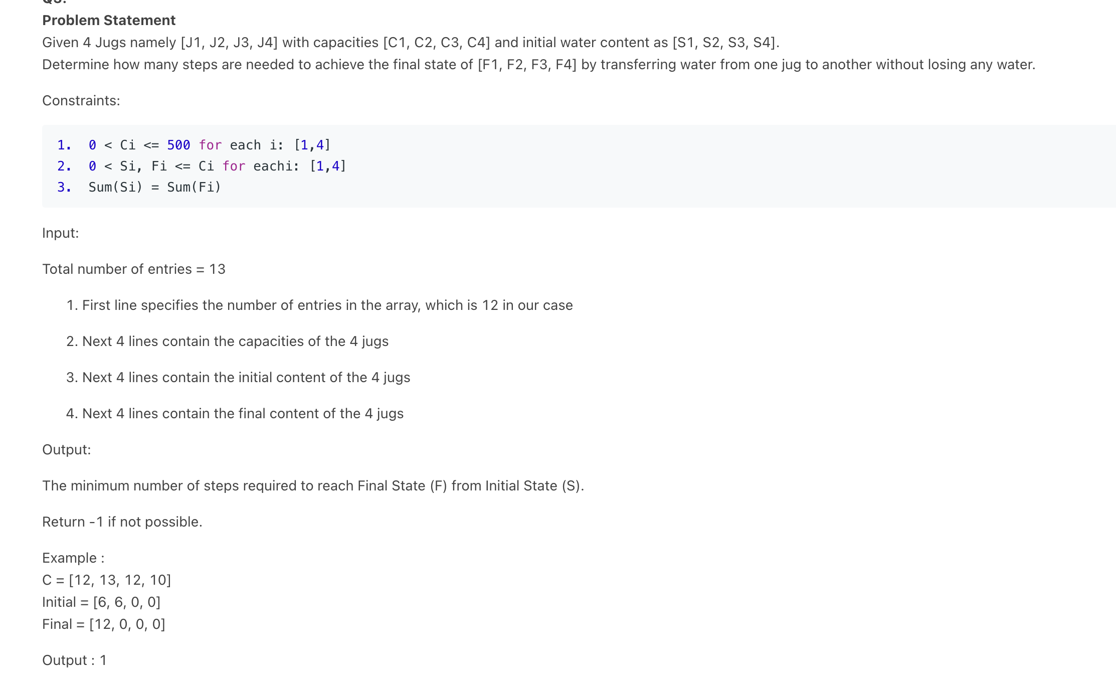 Problem source 1