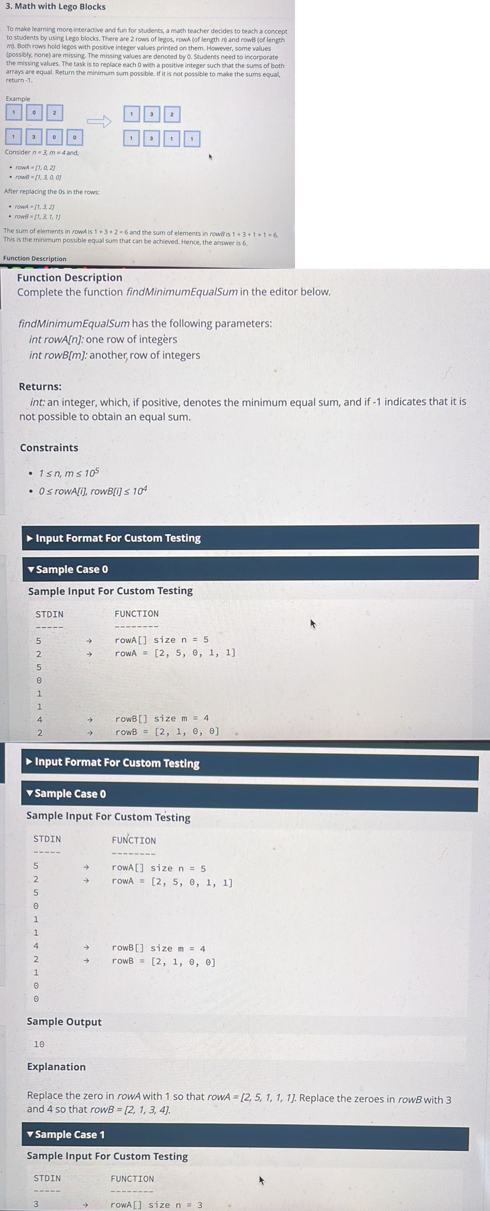 Problem source 1
