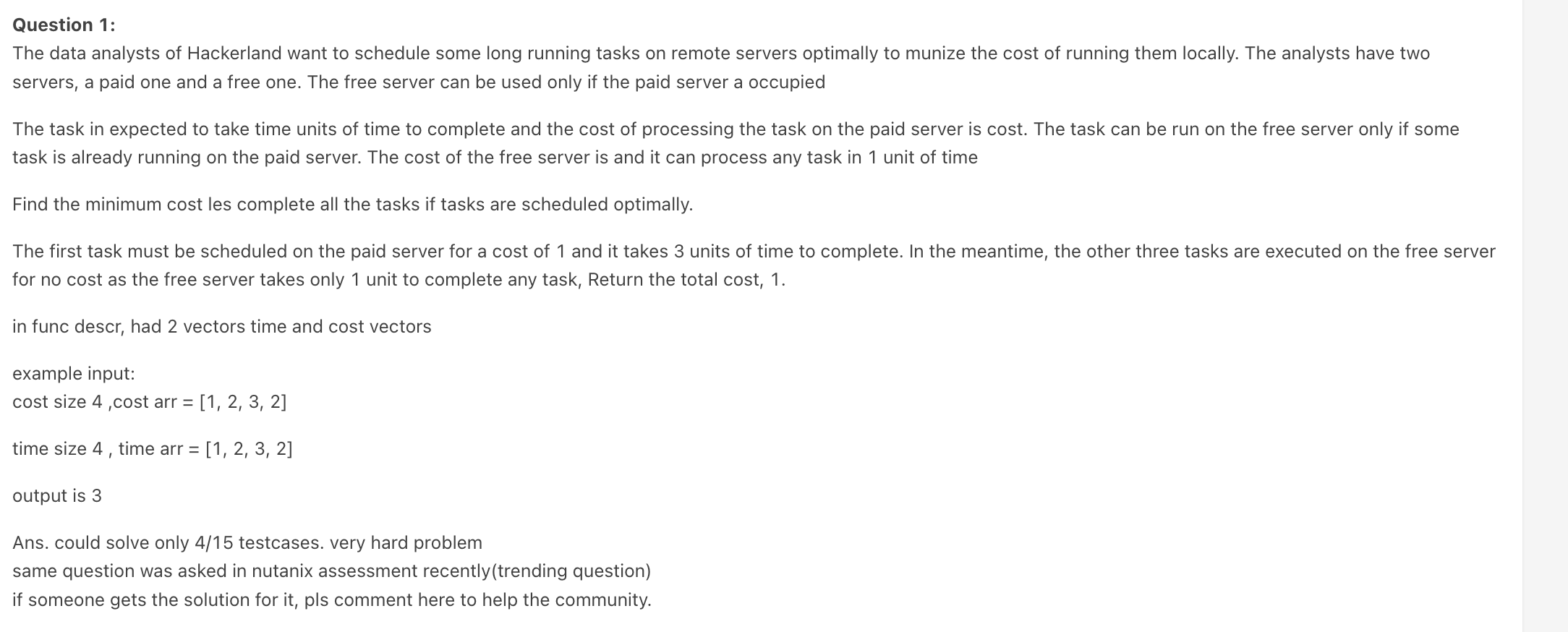 Problem source 1