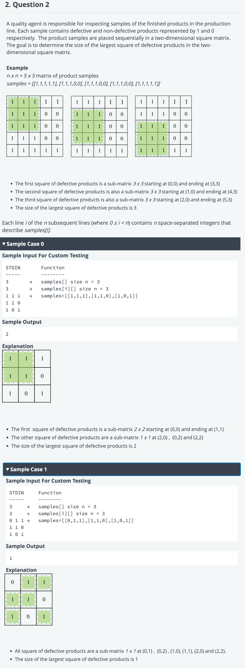 Problem source 1