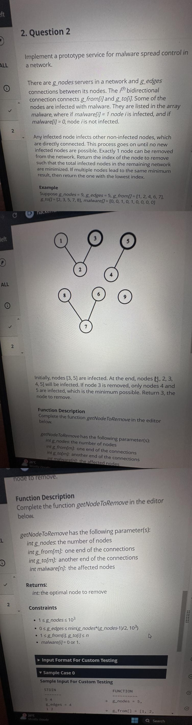 Problem source 1