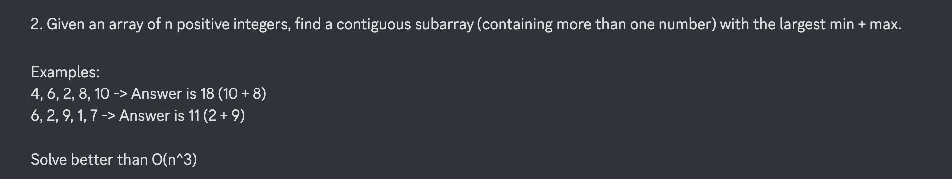 Problem source 1