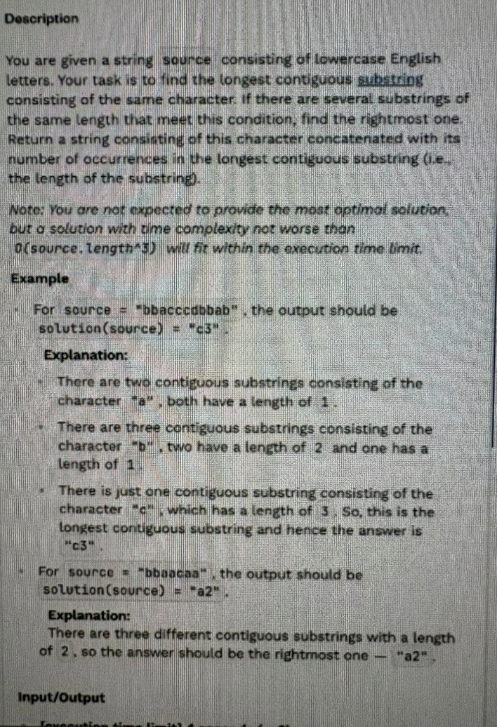 Problem source 1