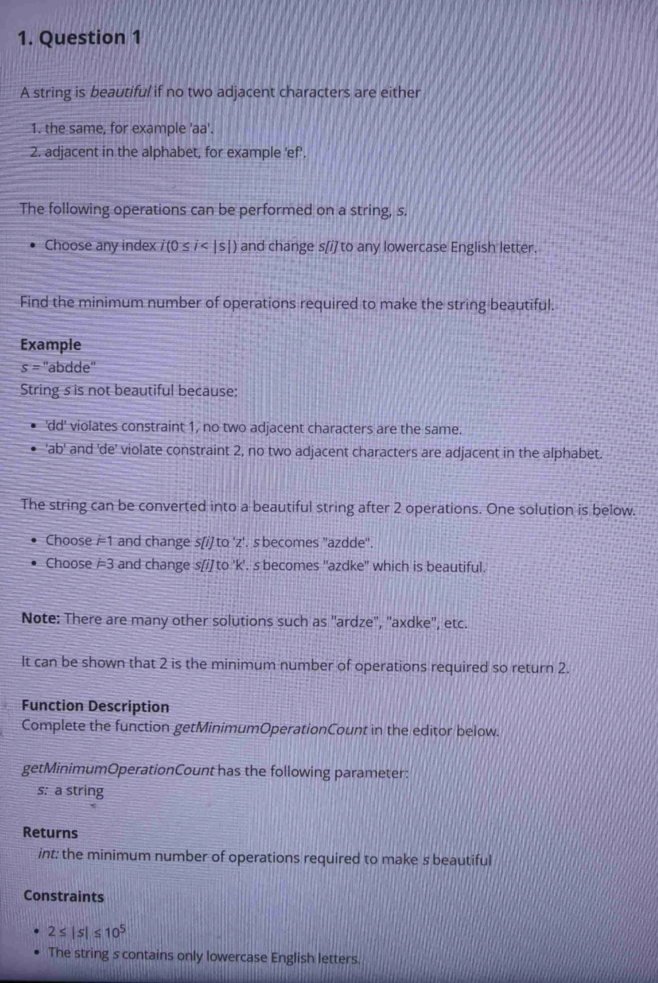Problem source 1