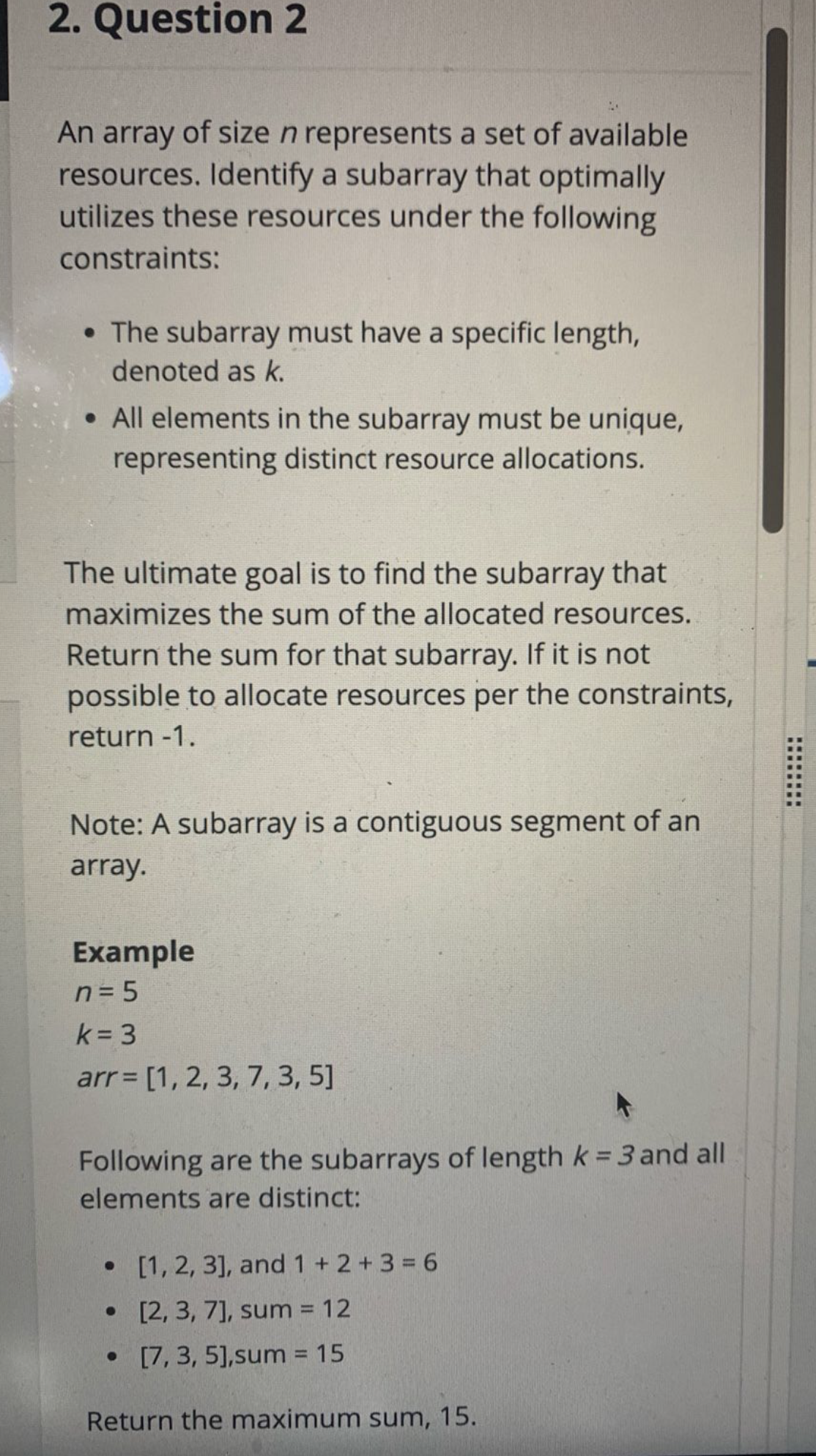 Problem source 1