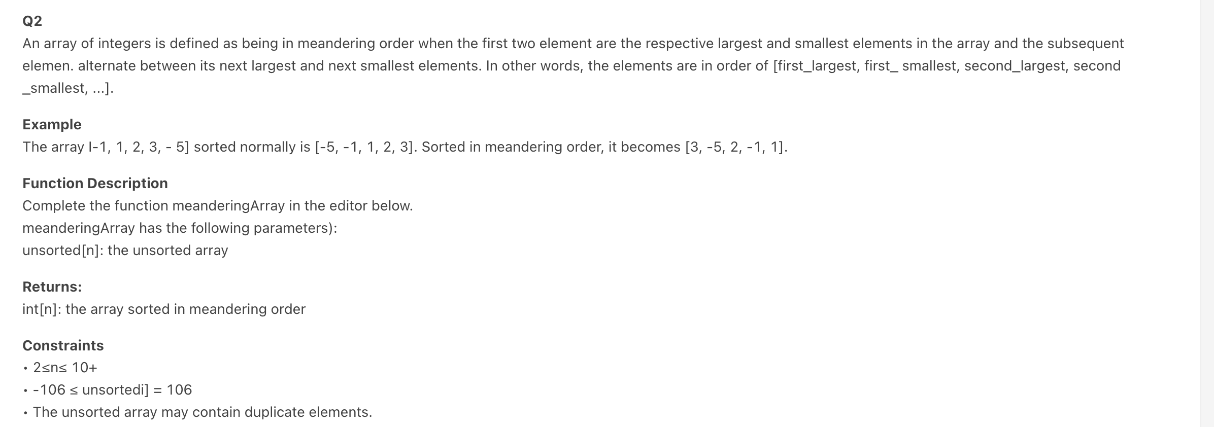 Problem source 1