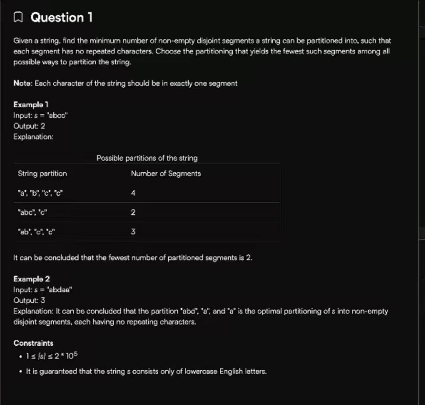 Problem source 1
