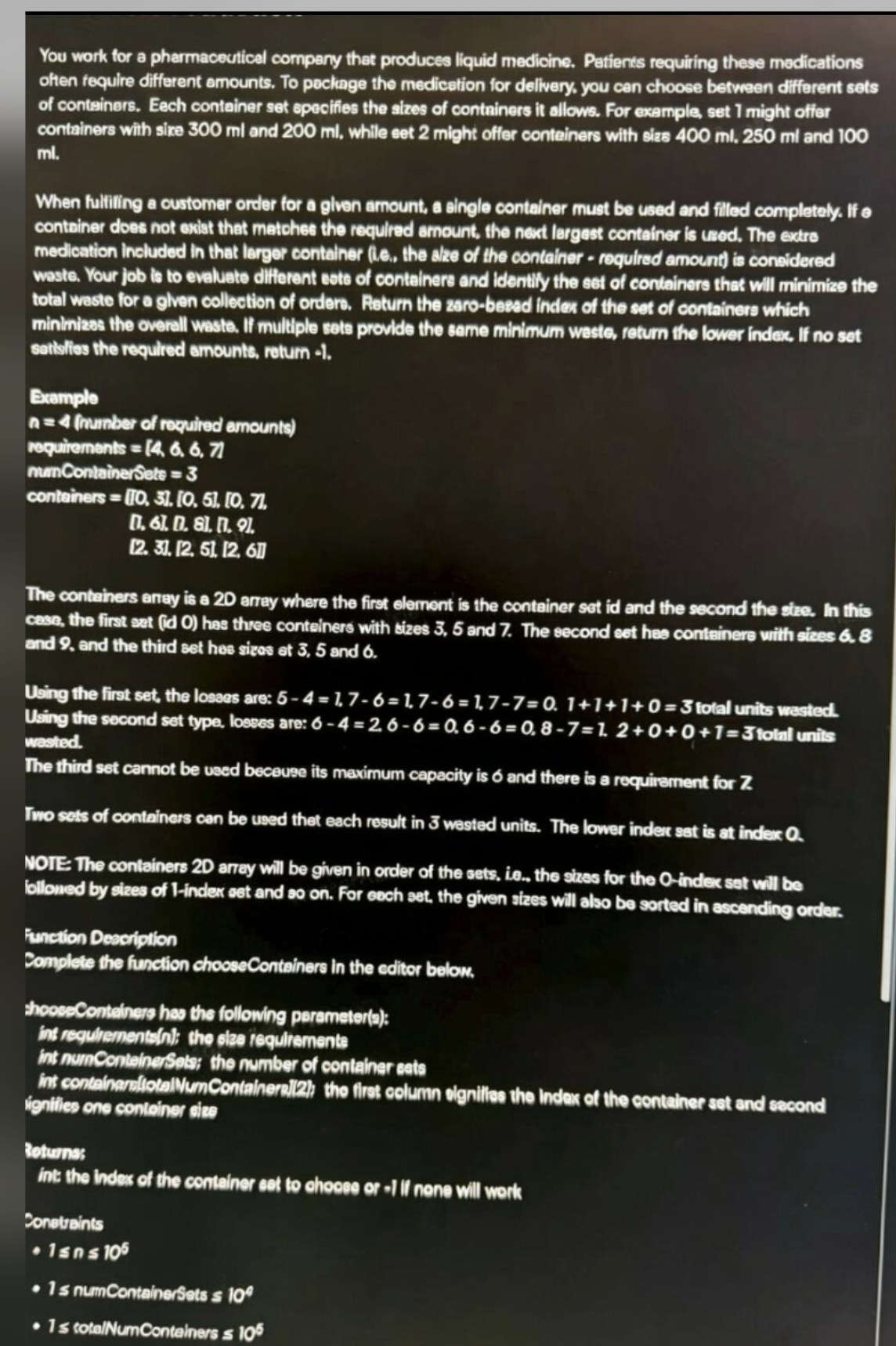 Problem source 1