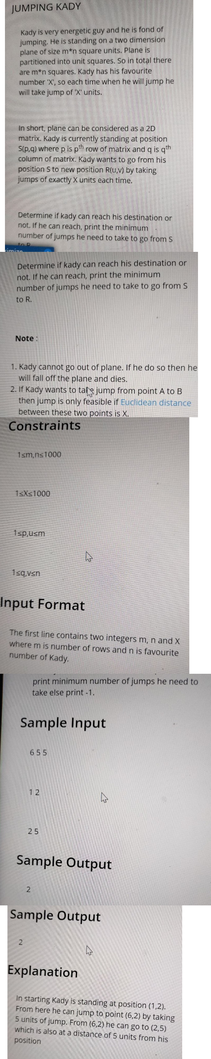 Problem source 1