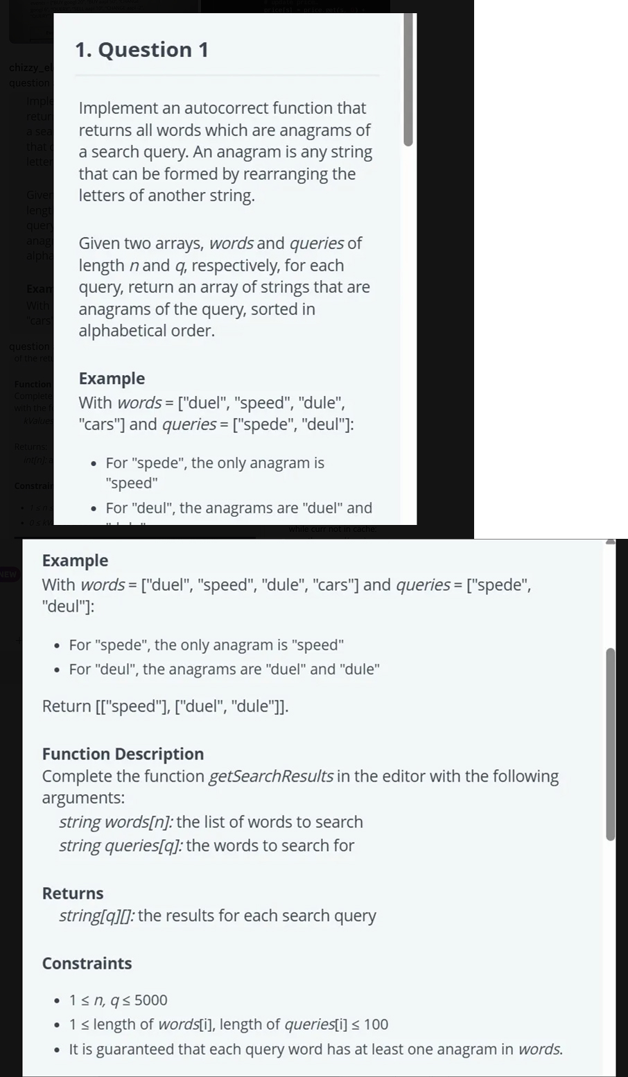 Problem source 1