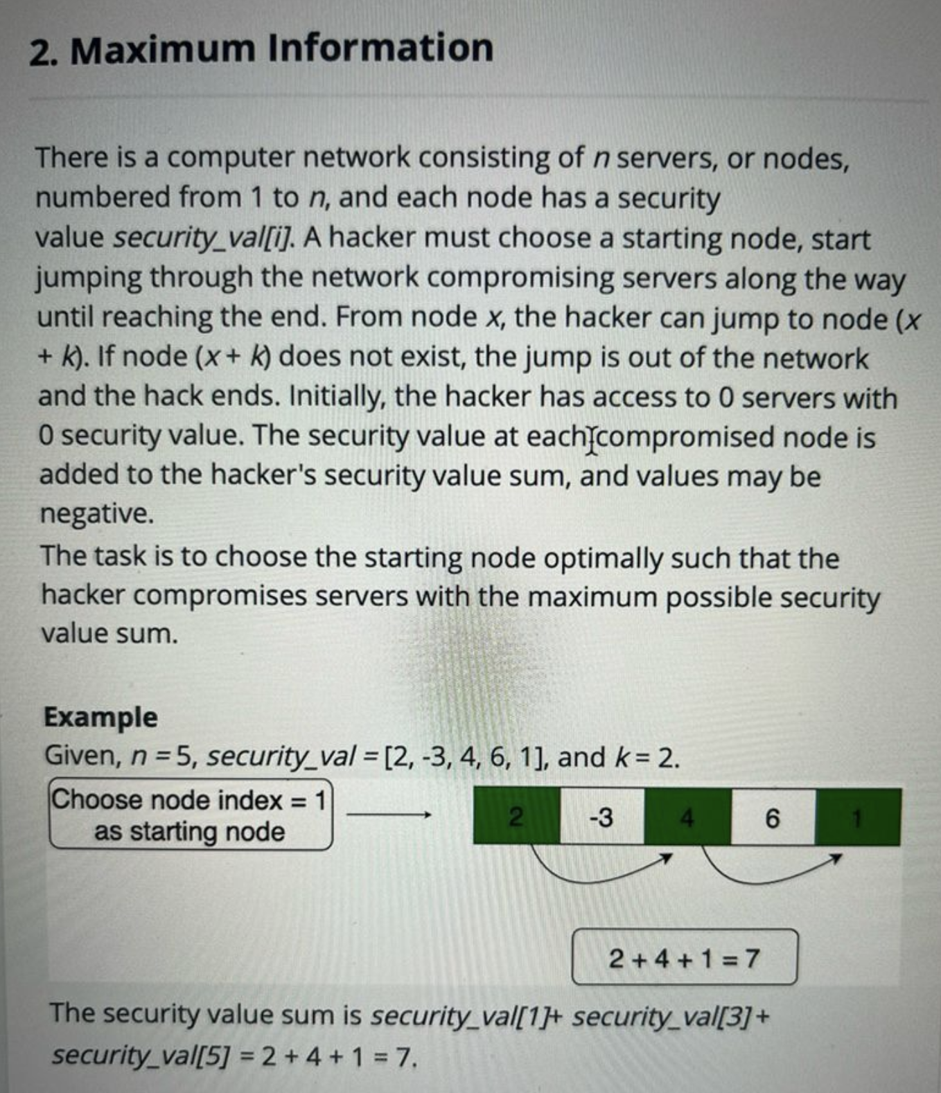 Problem source 1