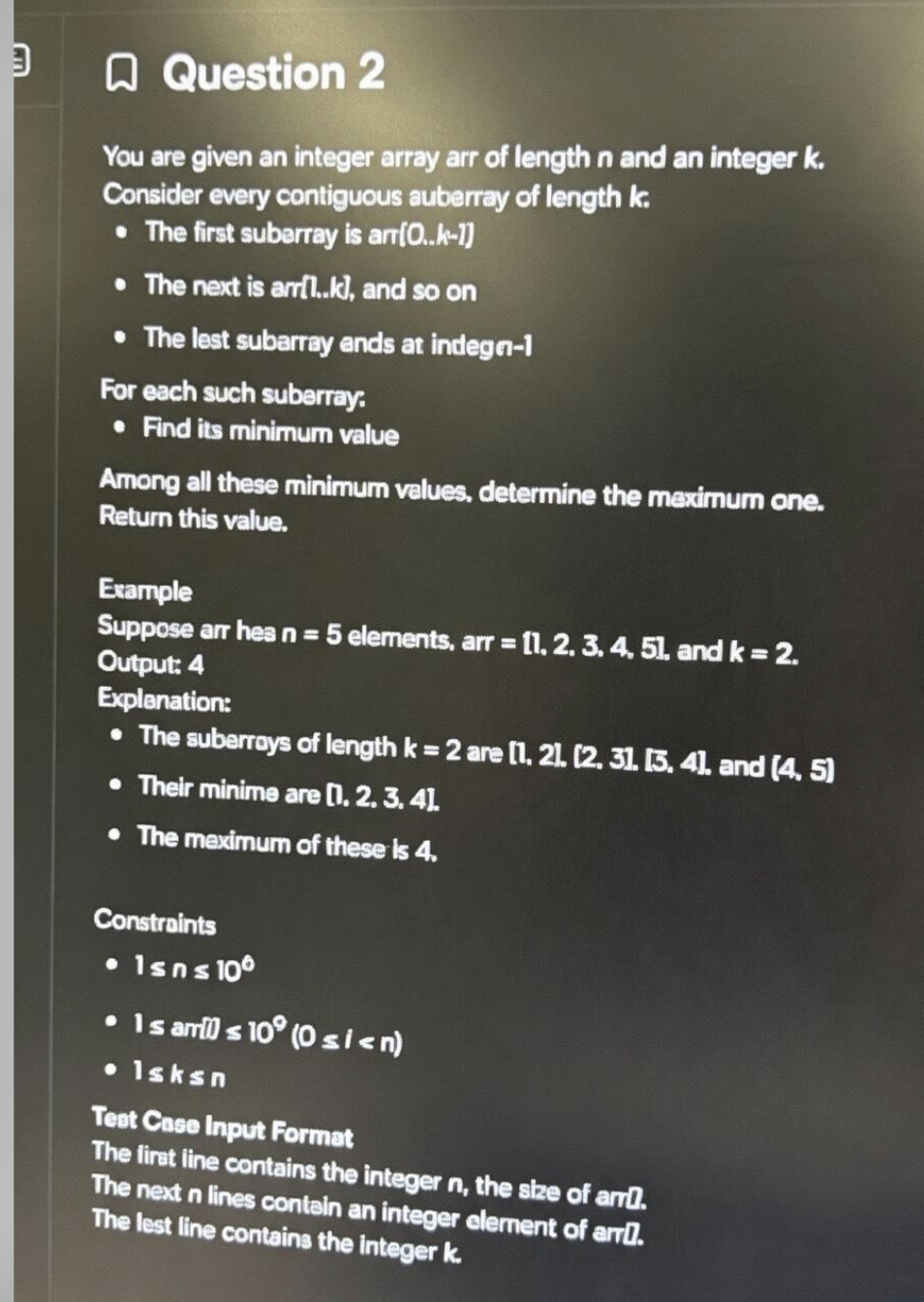 Problem source 1
