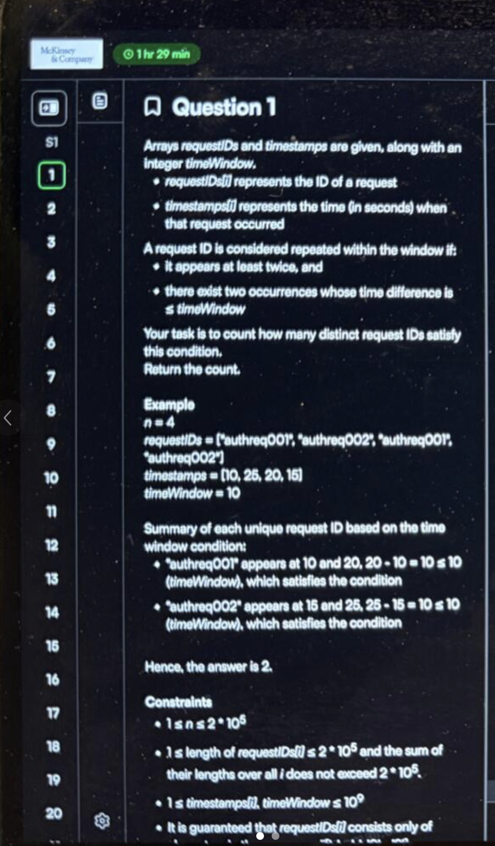 Problem source 1