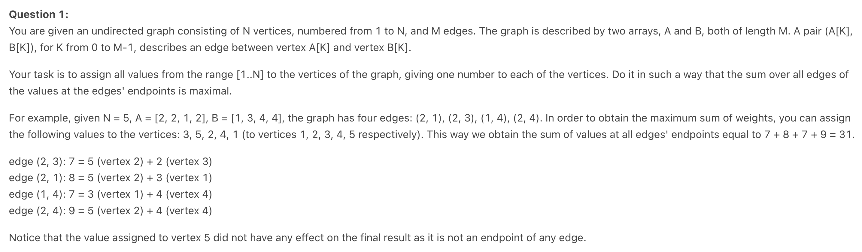 Problem source 1