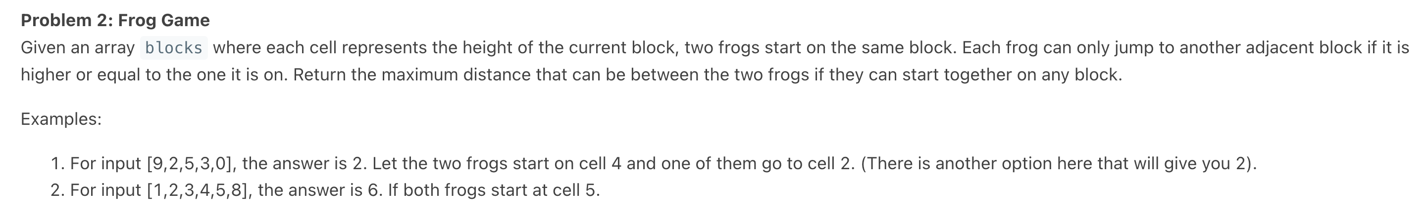 Problem source 1