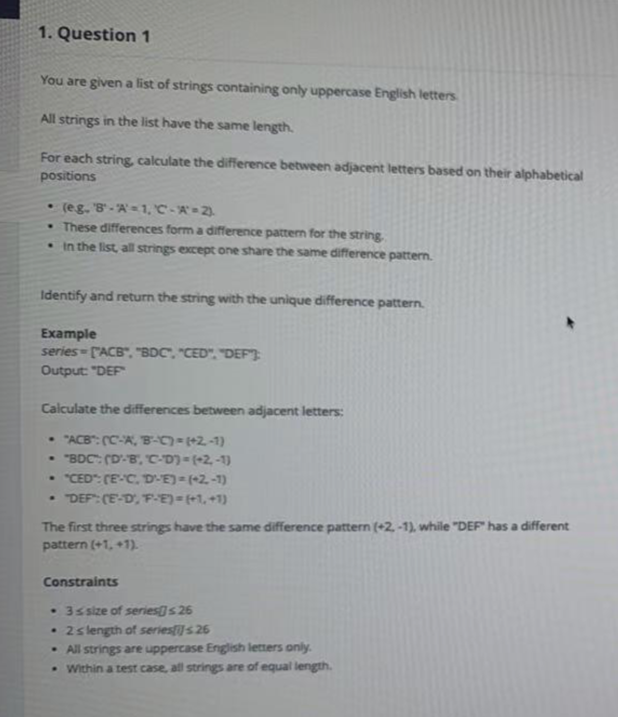 Problem source 1