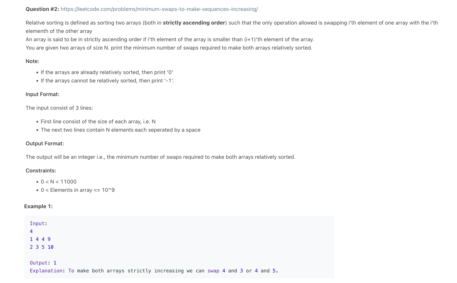Problem source 1