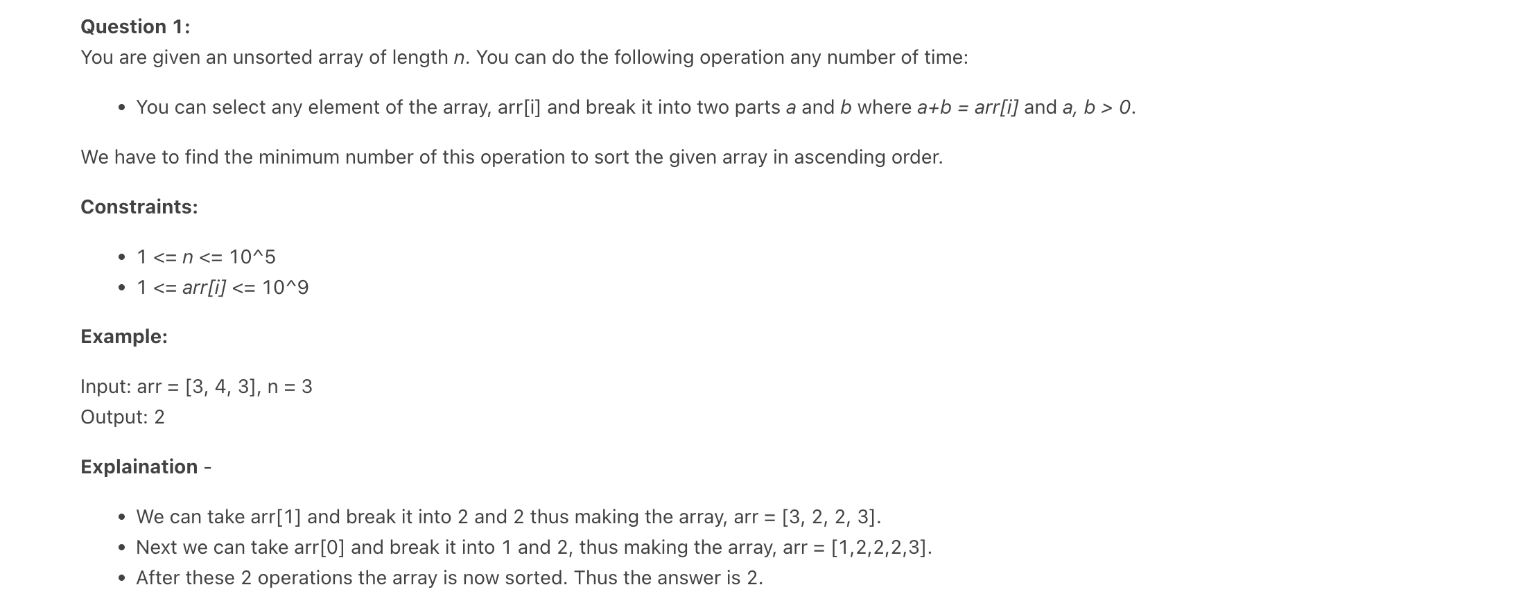 Problem source 1